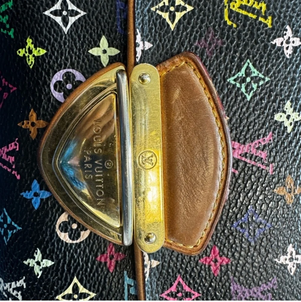 Louis Vuitton Murakami Multicolor Monogram Wallet/Clutch
